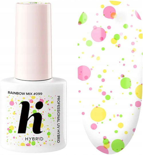 Glossy Long Lasting Nail Polish Rainbow Mix #099 5ml