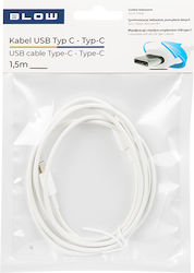 Blow USB 2.0 USB-C Masculin - USB-C 1.5m (66-148) Blow USB 2.0 USB-C Masculin - USB-C 1.5m (66-148)