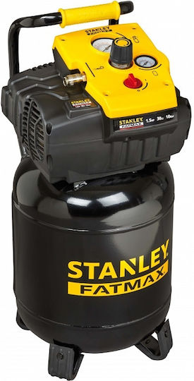 Stanley Single-Phase Air Compressors with Power 1.5hp and Airtank 30lt