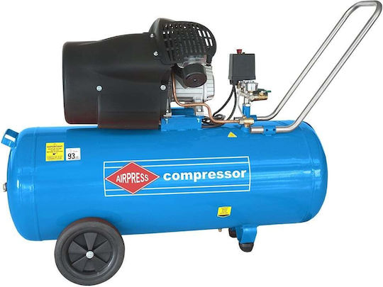 Airpress Μονοφασικό Κομπρεσέρ Αέρος με Ισχύ 3hp και Αεροφυλάκιο 100lt