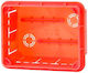 Elektro Plast Surface Mounted Electrical Box IP40 in Orange Color