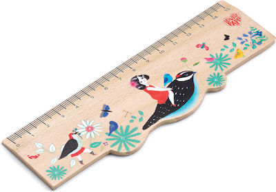 Djeco Ruler Wooden 16cm Chic