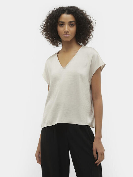 Vero Moda Women's T-shirt Light Grey