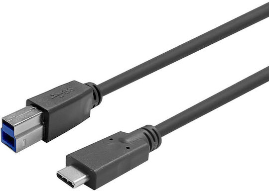 Vivolink USB 2.0 Cable USB-C Male - USB-B Black 5m