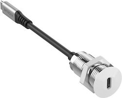 Vivolink USB 2.0 USB-C männlich - USB-C-Buchse 0.3m (PROUSBCMF0.3SOCKET-W) Vivolink USB 2.0 USB-C männlich - USB-C-Buchse 0.3m (PROUSBCMF0.3SOCKET-W)