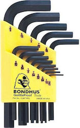 Bondhus Allen-Schlüssel-Set mit 13 Schlüsseln