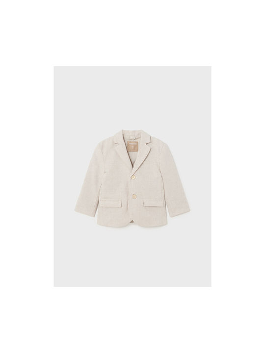 Mayoral Kids Blazer Beige