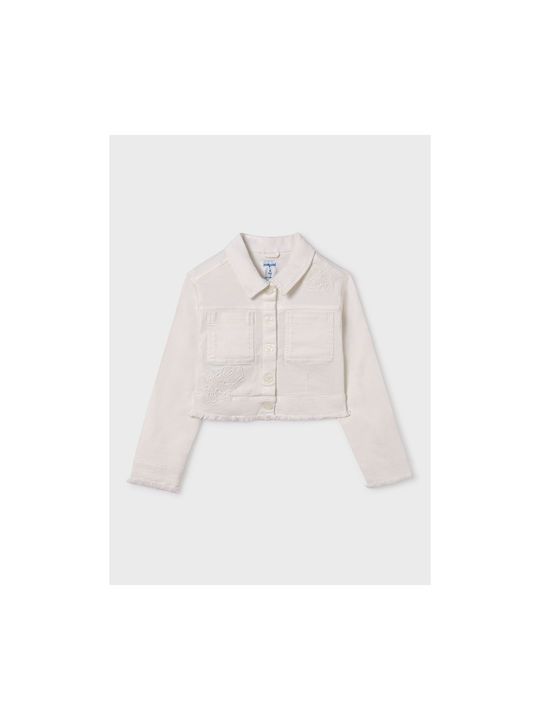 Mayoral Kids Casual Jacket White