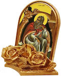 Christening Favor with Religious Icon Prophet Elias 30pcs 9x9cm