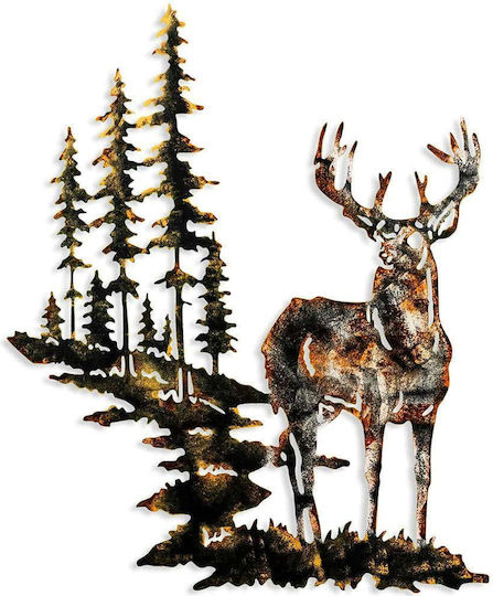 Wallity Σιλουέτα Deer 79x65cm