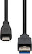 ProXtend USB 2.0 Cable USB-C male - USB-A Black 0.15m (USBC-USBA3-00015)