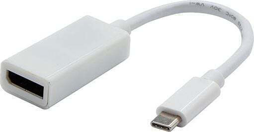 Neutralle Convertor USB-C masculin în DisplayPort feminin Alb 1buc