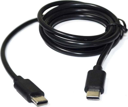MSonic USB 2.0 Cable USB-C male - USB-C 40W PD Μαύρο 1m MLU560