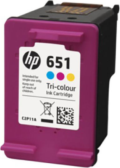Kompatible Tintenstrahldrucker-Tintenpatrone HP 651 FARBE Mehrere (Farbe) 1Stück