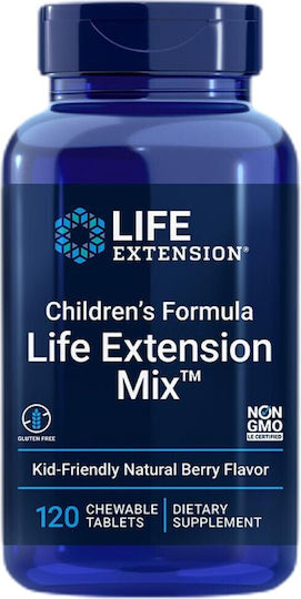 Life Extension Children's Formula Life Extension Mix Συμπλήρωμα Für Schwangerschaft 120 Kautabletten Natural Berry