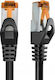 Libox S/FTP Kat.6a Gigabit Netzwerkkabel Ethernet 20m Schwarzes