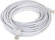 Rbline U/UTP Cat.5e (Gigabit) Καλώδιο Δικτύου Ethernet 10m Λευκό