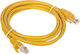 Delta U/UTP Cat.5e Ethernet Network Cable 1.8m Yellow