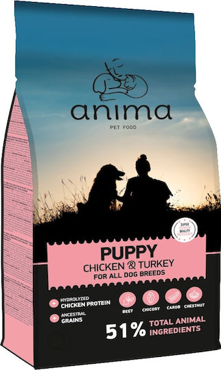14kg Dry Food for Puppies with Chicken
