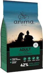 Anima 3kg Dry Food for Adult Dogs with Lamb