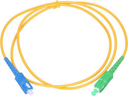 Extralink EX.16392 Fibră Optică SC/APC-SC/UPC 0.5m Galbenă