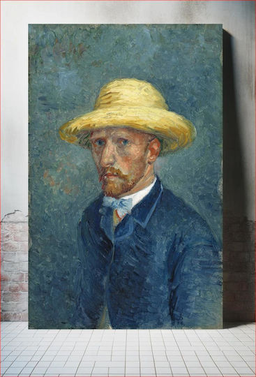 Vincent Van Gogh's Portrait Of Theo Van Gogh (1887) Картина Копие на Ван Гог Платнен 70x100см