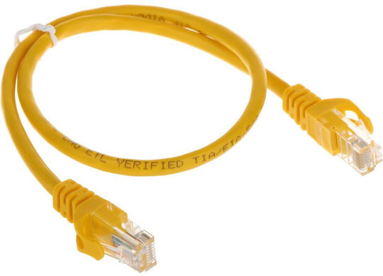 Rbline U/UTP Cat.5e Netzwerkkabel Ethernet 0.5m Gelb