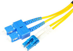 Extralink EX.3616 Οπτική Ίνα SC/UPC-LC/UPC 2m Κίτρινη