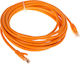 Rbline U/UTP Cat.6 (Gigabit) Καλώδιο Δικτύου Ethernet 5m Πορτοκαλί