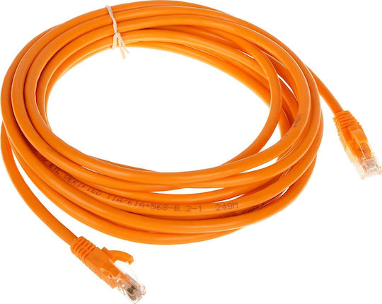 Rbline U/UTP Cat.6 (Gigabit) Καλώδιο Δικτύου Ethernet 5m Πορτοκαλί