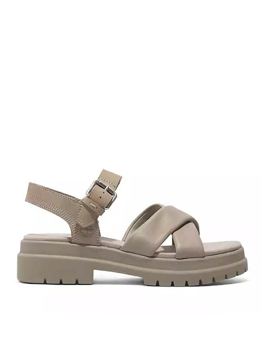 Timberland Leather Women's Sandals Gray
