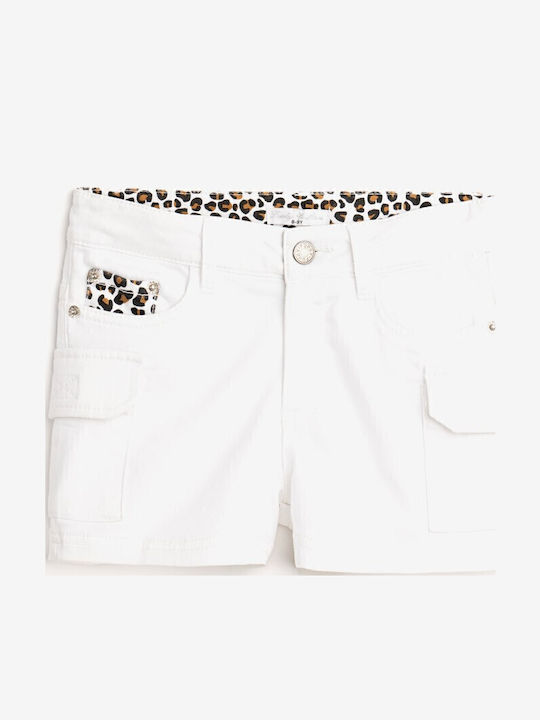 Funky Kinder-Shorts/Bermudas Denim Weiß