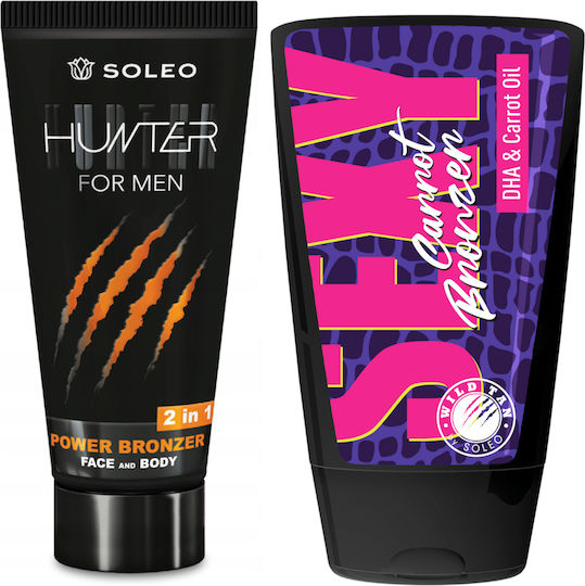 Soleo Hunter & Sexy Carrot Self Tanning για Πρόσωπο και Σώμα 275ml