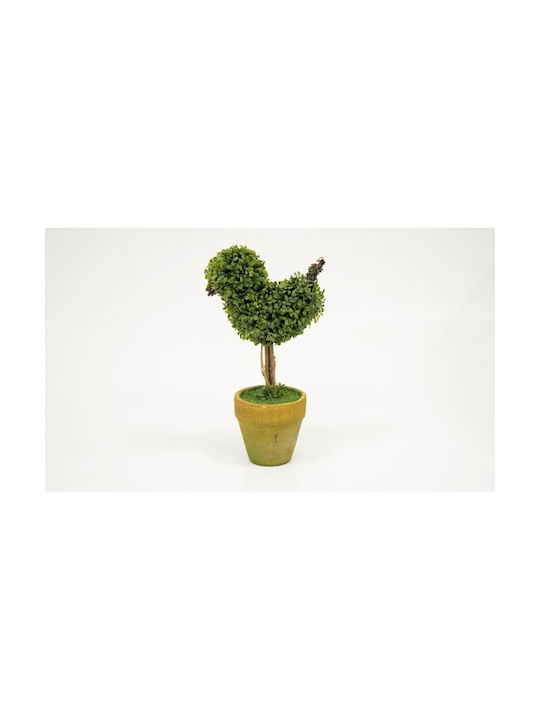 Artificial Plant in Small Pot Buxus (Common box) 1pcs