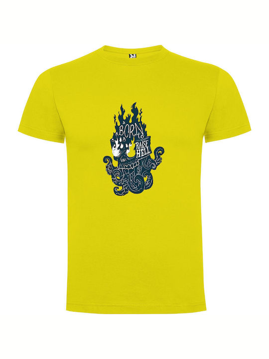 iLovePrints T-shirt Yellow Cotton