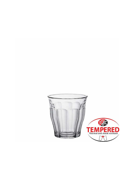 Duralex Picardie Set Water Glasses Made of Glass PICARDIE 25cl 12 Pieces