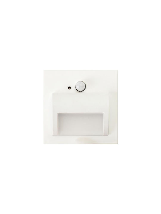 Premium Lux 2 Φωτιστικό Τοίχου με Ενσωματωμένο LED και Θερμό Λευκό Φως