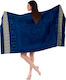 Beach Towel Cotton Blue 170x100cm.