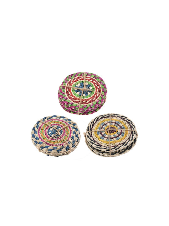 Zaros Round Coaster Wooden 4pcs