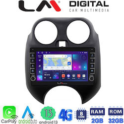 LM Digital Sistem Audio Auto pentru Nissan Micra 2010-2014 (Bluetooth/USB/WiFi/GPS/Android-Auto) cu Ecran Tactil 8"