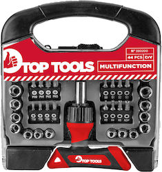 Top Tools Satz 44 Bohrer mit Sechskantschaft