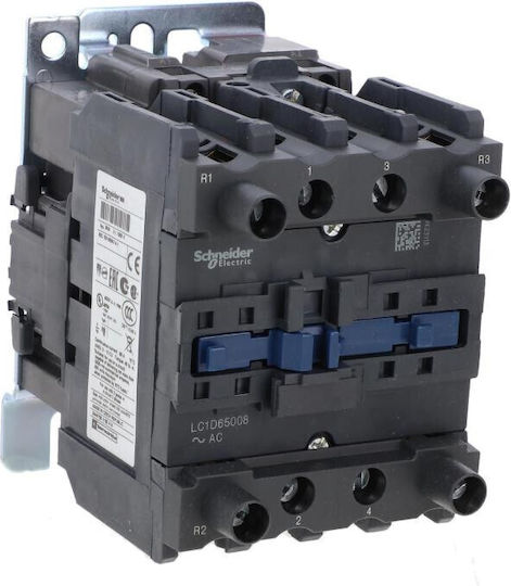 Schneider Electric Tesys Индустриално Реле Захранване 230V LC1D65008P7