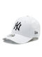 New Era Kids' Hat Jockey Fabric Hat White