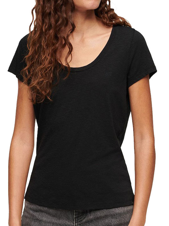 Superdry Damen T-Shirt Schwarz