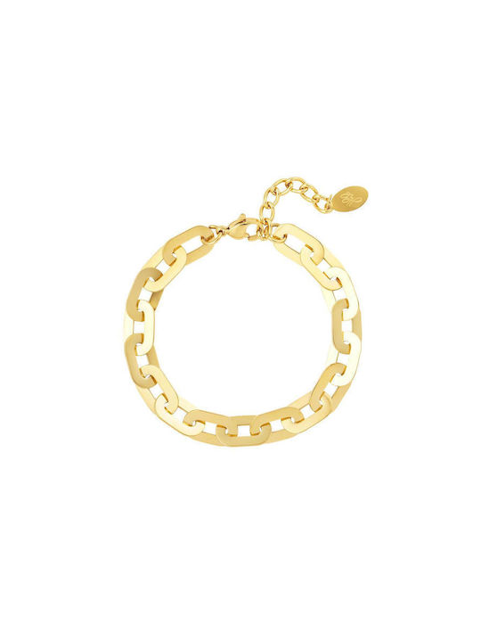 Bracelet made of Steel Gold Plated