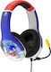 PDP Sonic Go Fast Über Ohr Gaming-Headset mit 3,5 mm Verbindung Blau für Nintendo Switch