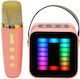 Karaoke Speaker with Wireless Microphone and Li...
