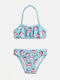 Funky Costum de baie pentru copii Bikini Turcoaz