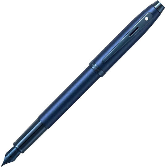 Sheaffer 100 Πένα Γραφής Medium Μπλε με Μπλε Μελάνι