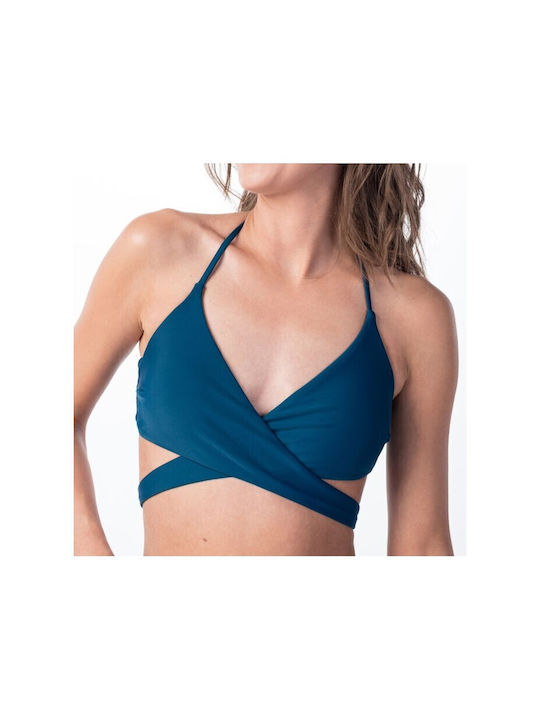 Aquawave Triangle Bikini Top Blue